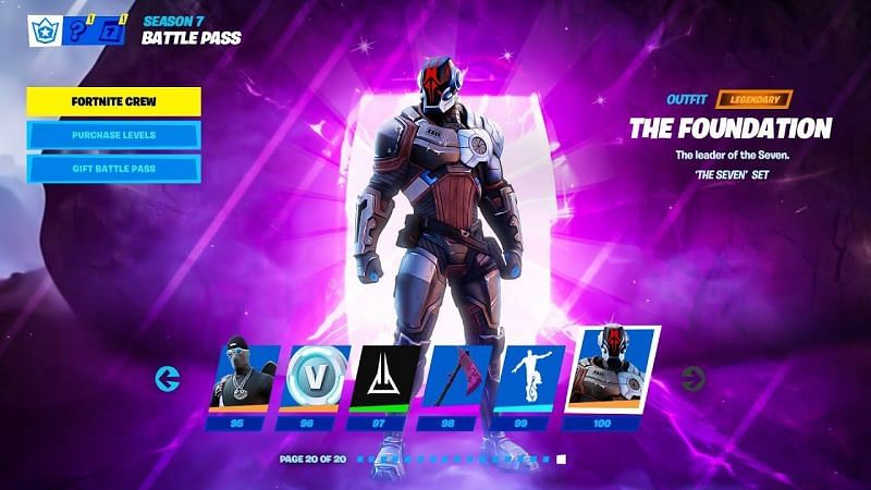 The Foundation may probably be the secret skin in the Fortnite Chapter 2 Season 7 battle pass (Image via YouTube)