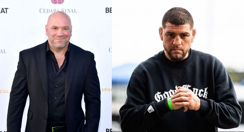 Dana White (left) and Nick Diaz (right) [Images Courtesy: Getty Images and @nickdiaz209 on Instagram, respectively]