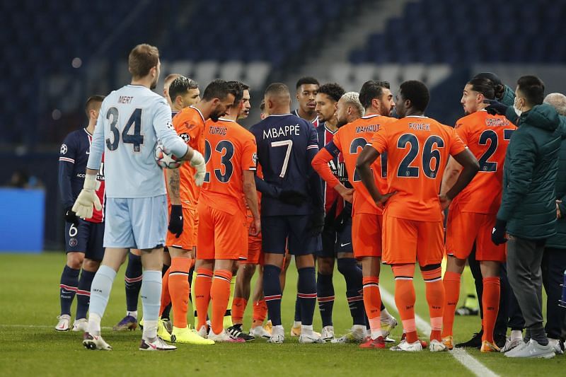 Istanbul Basaksehir vs PSG game was marred by racist incidents.