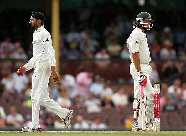 Harbhajan Singh and Andrew Symonds were involved in the infamous Monkeygate incident.