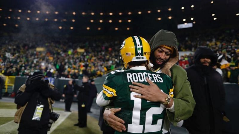 Anthony Davis and Aaron Rodgers