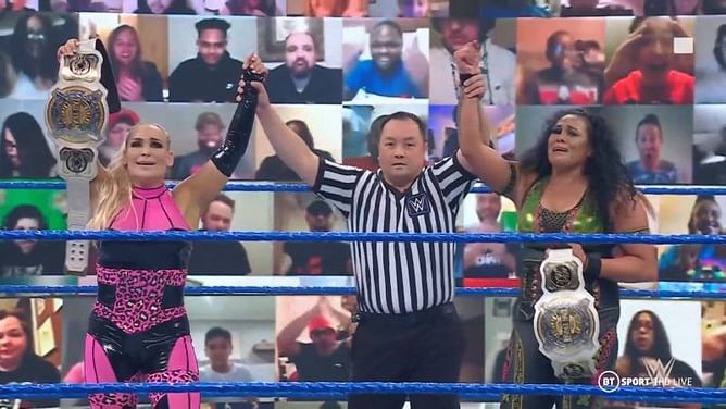 Natalya and Tamina are the new WWE Women's Tag Team Champions