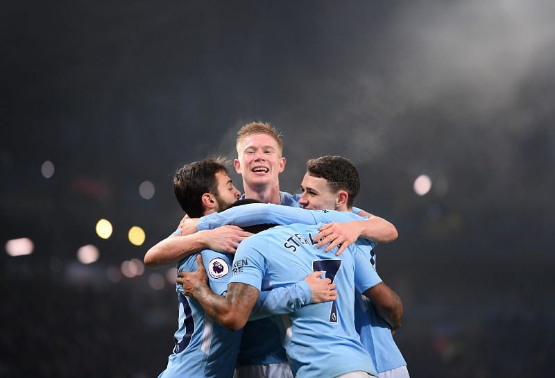 Manchester City have won three Premier League titles under Pep Guardiola.