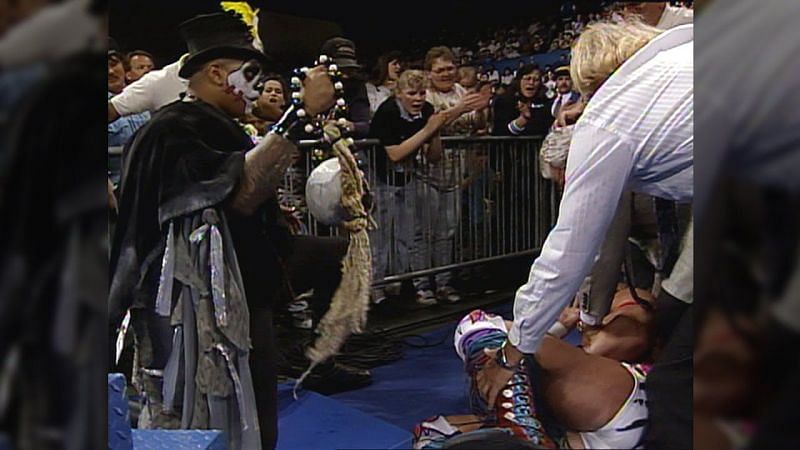 Papa Shango tried to cast spells on The Ultimate Warrior