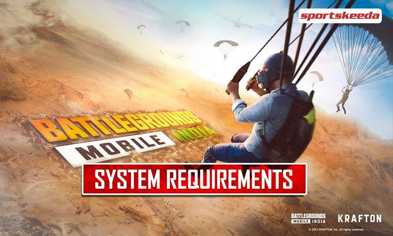 The system requirements for Battlegrounds Mobile India have been revealed (Image via Sportskeeda)