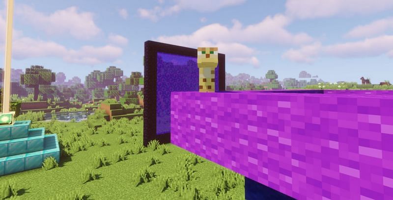 An Ocelot living on the edge (Image via Minecraft)