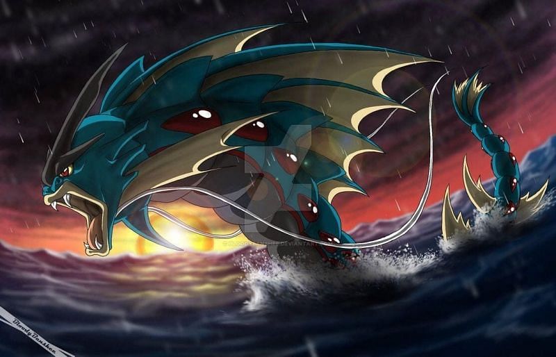 shiny gyarados wallpaper