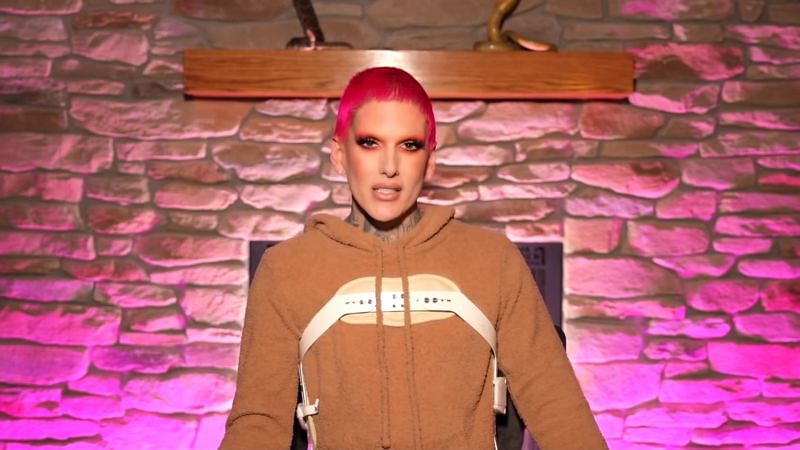 Jeffree Star and his friend Daniel were in a car accident in Wyoming on April 16 (YouTube image via Jeffree Star)