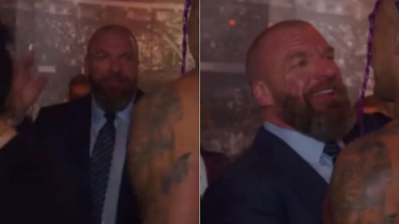 Triple H hugged Damian Priest after his WrestleMania 37 match