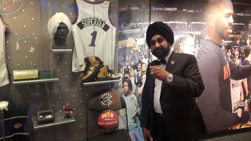 Nav Bhatia was immortalized in the NBA Hall-of-Fame recently
