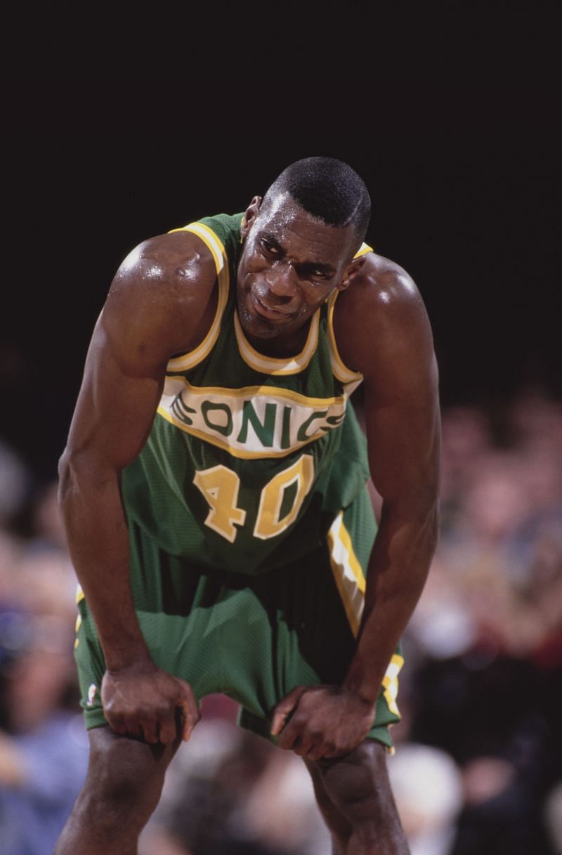Shawn Kemp #40, Power Forward and Center for the Seattle SuperSonics