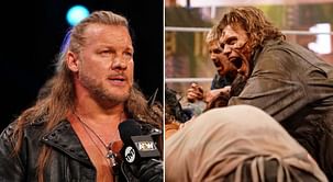 Chris Jericho reacts to zombies appearing at WrestleMania Backlash