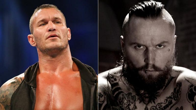 Randy Orton (left); Aleister Black (right)