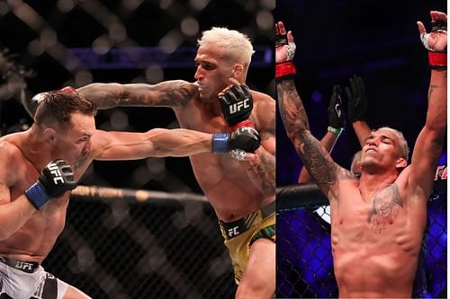 Charles Oliveira knocks out Michael Chandler at UFC 262