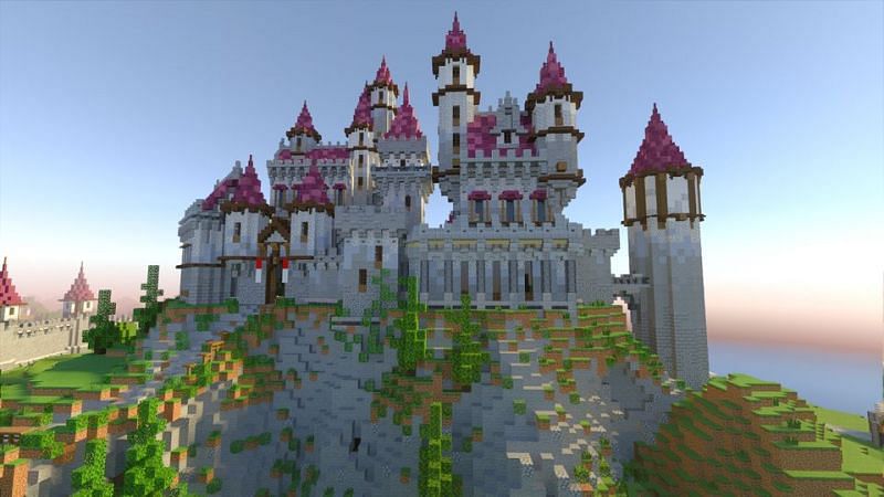 Pastel castle (Image via Reddit)