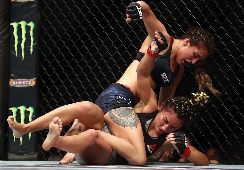 Tatiana Suarez has beaten up other great wrestlers like Carla Esparza in the UFC.