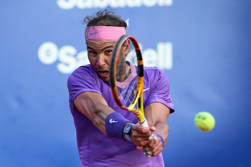 Rafael Nadal at the Barcelona Open