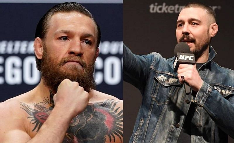 Conor McGregor (left) and Dan Hardy (right)