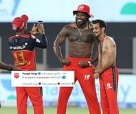 IPL 2021: PBKS hilariously troll RCB with viral Chris Gayle-Yuzvendra Chahal picture