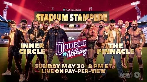 The Inner Circle will take on The Pinnacle at AEW Double or Nothing