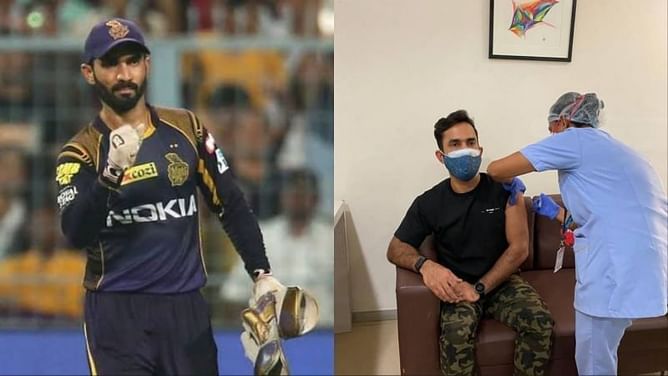 दिनेश कार्तिक ने कोविड वैक्‍सीन लगवाई, फिर ट्विटर पर ऑस्‍ट्रेलियाई क्रिकेटर को दिया करारा जवाब