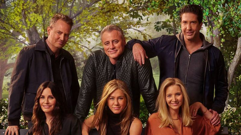 Cropped still of &quot;Friends: The Reunion&quot; poster (Image via HBO Max)