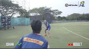IPL 2021: [Watch] Ishan Kishan & Trent Boult play the 'cross the bottle' challenge