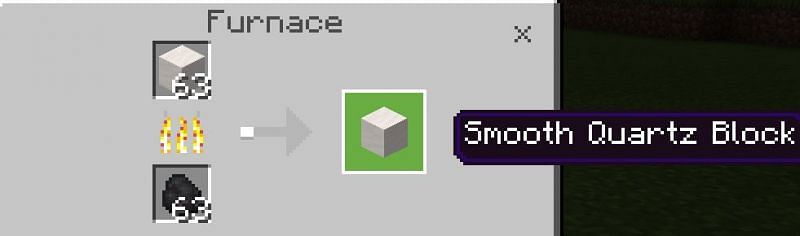 How to make smooth quartz in Minecraft