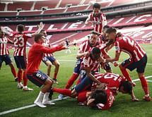 Luis Suarez's late show puts Atletico Madrid on the brink of La Liga glory