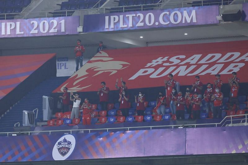 Punjab Kings owners and officials during IPL 2021 (Image Courtesy: IPLT20.com)