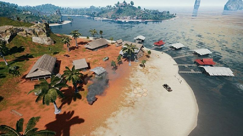 The Ban Tai location on the Sanhok map