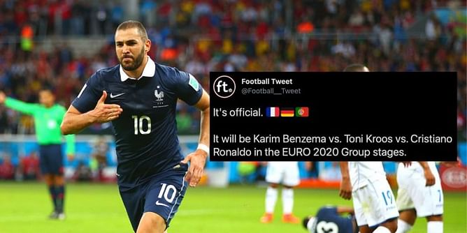 Twitter explodes as Karim Benzema earns France recall for UEFA Euro 2020