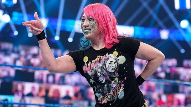 Asuka is set to challenge Rhea Ripley and Charlotte Flair for the RAW Women&#039;s Championship at WrestleMania Backlash later this month