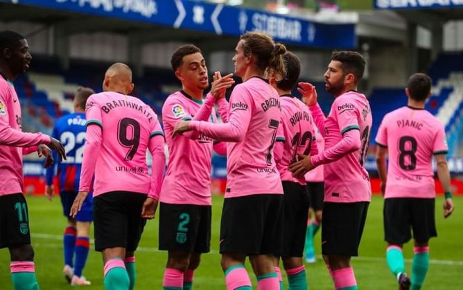 Eibar 0-1 Barcelona: Player ratings as Antoine Griezmann's golazo ensures 3rd place for Blaugrana | La Liga 2020-21