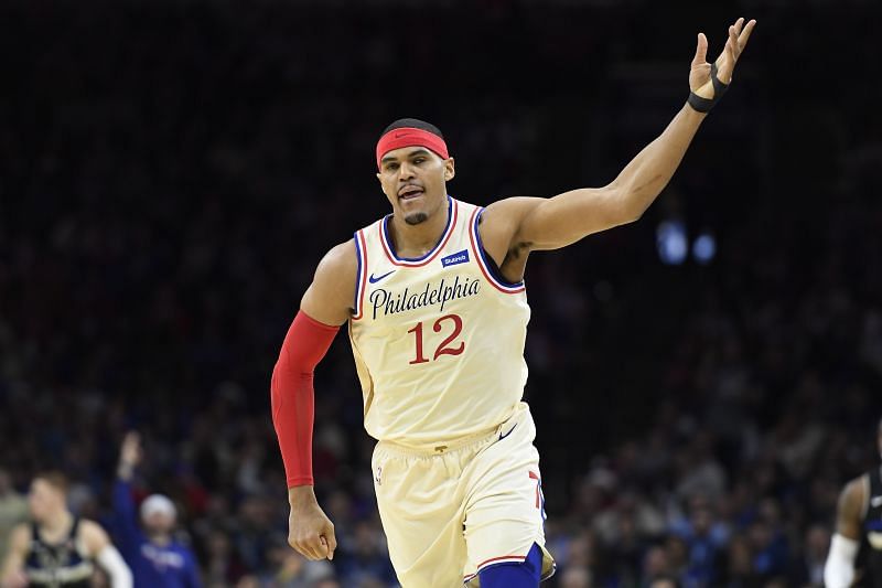 Tobias Harris of the Philadelphia 76ers in action