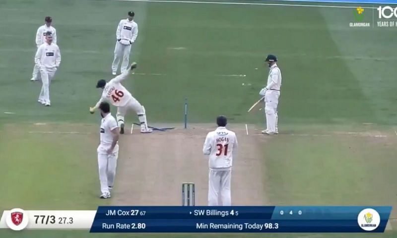 Chris Cooke embarrassed himself on the field against Kent