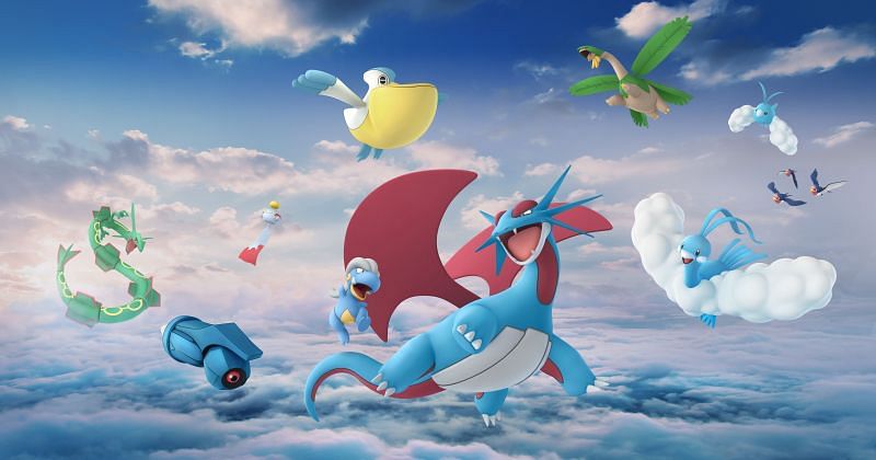 Download Fly Above the Clouds with Lugia.