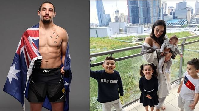 Watch: Adorable footage of Robert Whittaker 'hitting' his children with rapid knees