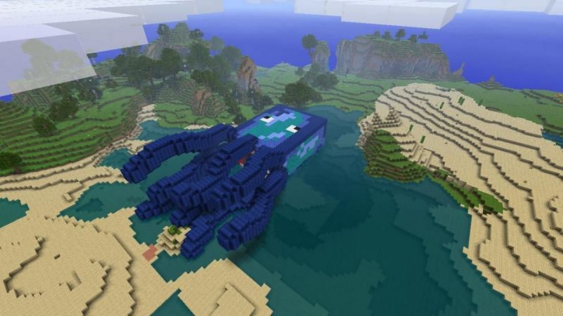 Squid statue (Image via planetminecraft)