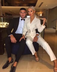 Tommy Fury with his girlfriend