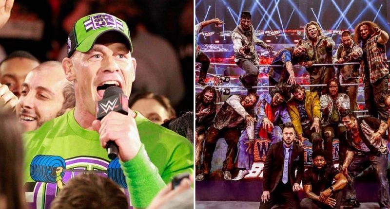 John Cena; The zombies used by WWE at WrestleMania Backlash