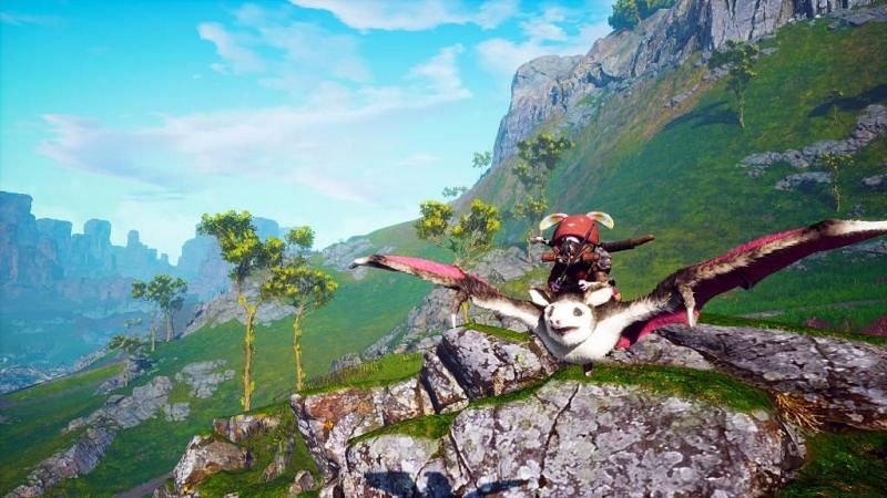 That is one scary bat...(Image via THQ Nordic, Biomutant)