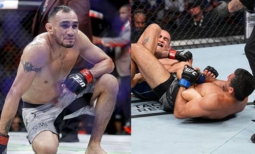 Tony Ferguson (left); Tony Ferguson vs. Beneil Dariush (right).