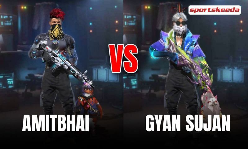 Amitbhai and Gyan Sujan are two prominent Free Fire content creators