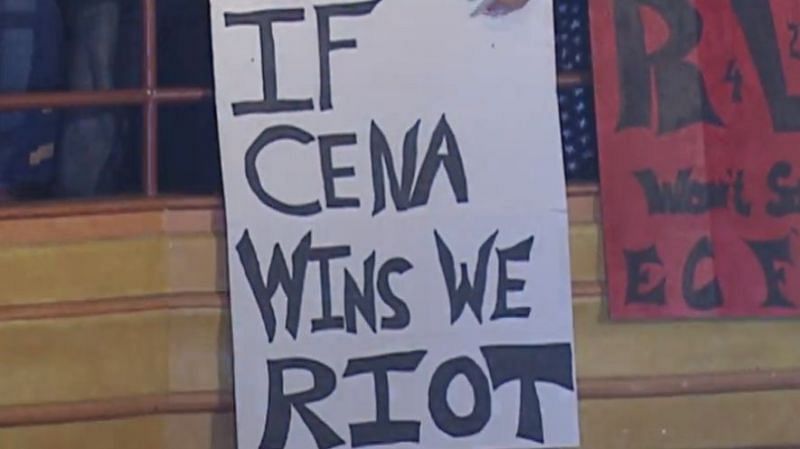 ECW fans let it be known that they disliked John Cena