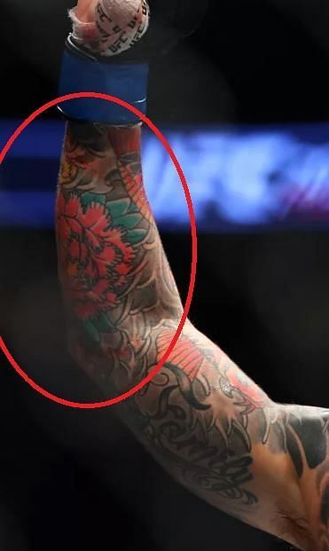 Cody Garbrandt Multiple Flowers Tattoo