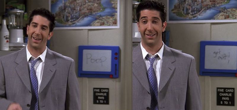 Still of Ross in Joey&#039;s apartment from &quot;Friends&quot; season 4 episode 20