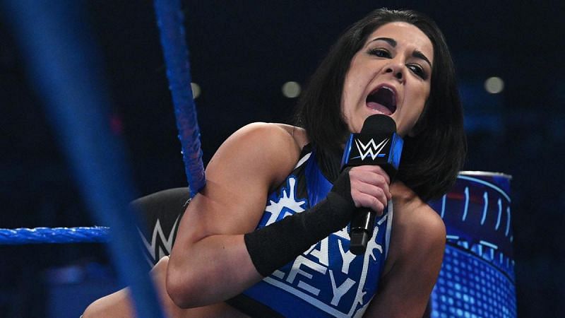 Bayley did not like what a returning superstar had to say