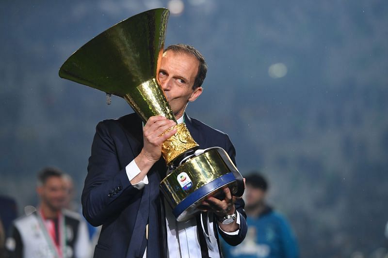 Allegri won 5 Serie A titles with Juventus. (Photo by Tullio M. Puglia/Getty Images)