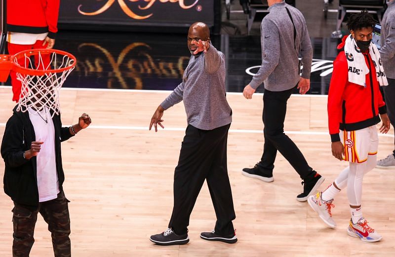 Head Coach Nate McMillan of the Atlanta Hawks.